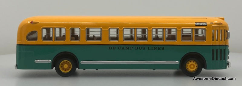 GM 4509 "Old Look" De Camp Bus Lines: Montclair NJ 1:50 Diecast Model Bus by Corgi
