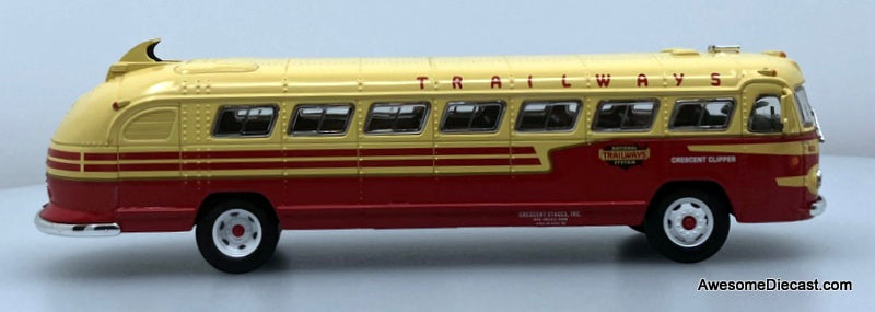 Flxible Clipper, Trailways Clipper: Birmingham 1:50 diecast Model Bus by Corgi