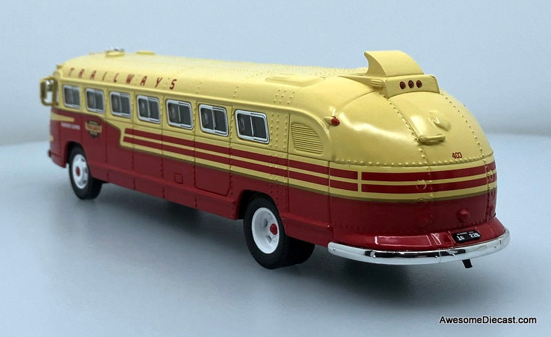 Flxible Clipper, Trailways Clipper: Birmingham 1:50 diecast Model Bus by Corgi