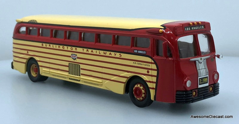 Yellow Coach 743: Burlington Trailways, Los Angeles 1:50 Diecast Model Bus by Corgi