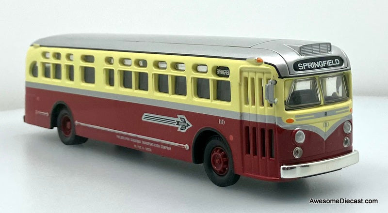 GM 4509: Red Arrow Lines, Philadelphia 1:50 Diecast Model Bus by Corgi