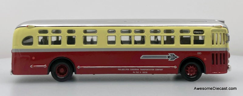 GM 4509: Red Arrow Lines, Philadelphia 1:50 Diecast Model Bus by Corgi