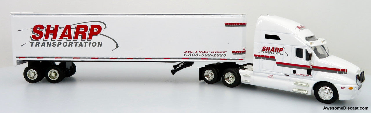 Only One! Liberty Classics 1:64 Kenworth T2000 Sleeper Cab w/ 53' Trailer: Sharp Transportation