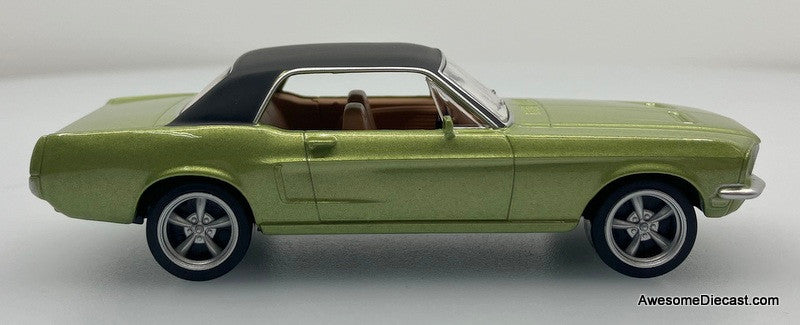 1968 Ford Mustang Coupe, Metallic Green/Black 1:43 Diecast Model Car by Norev