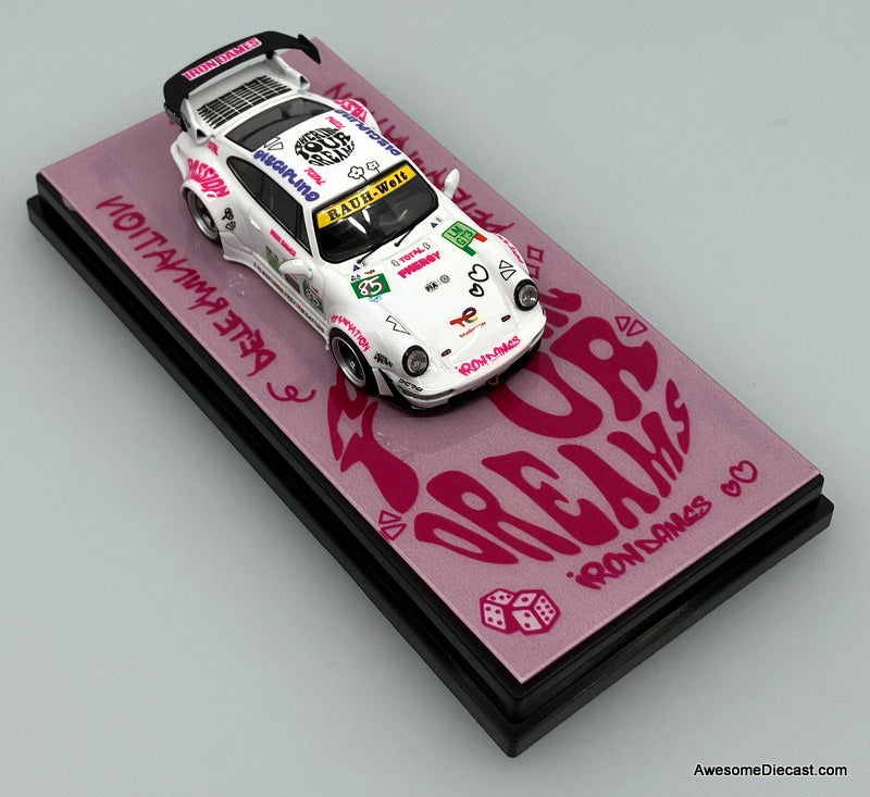 Porsche 964 RWB #85 Iron Lady 1:64 Diecast Model Car by Decode