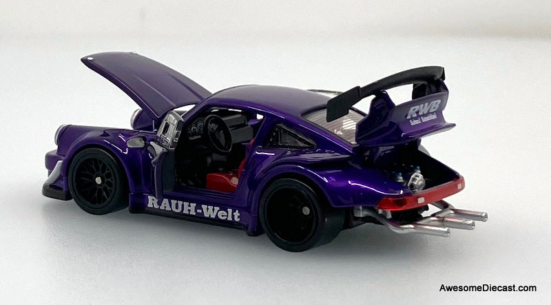 Porsche 930 RWB, Violet Purple 1:64 Diecast Model Car by TPC