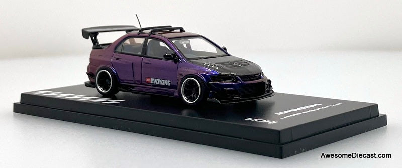Mitsubishi Lancer Evolution IX, Chameleon Purple 1:64 Diecast Model Car by IHCM