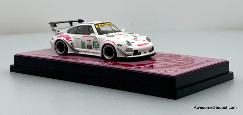Porsche 993 RWB #85 Iron Lady 1:64 Diecast Model Car by Decode