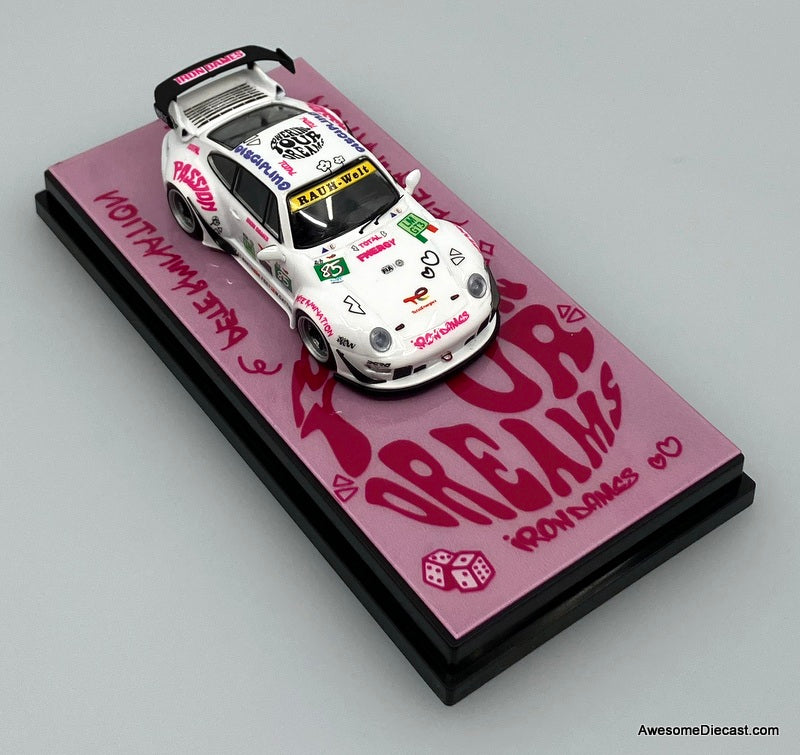 Porsche 993 RWB #85 Iron Lady 1:64 Diecast Model Car by Decode