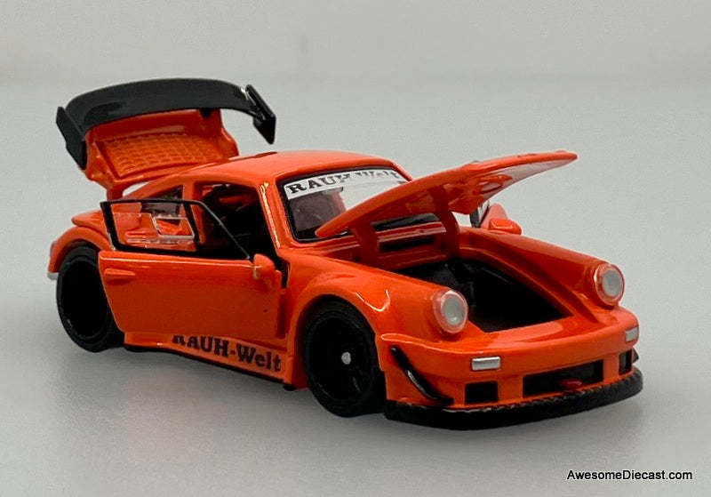 Porsche 930 RWB, Metallic Orange 1:64 Diecast Model Car by TPC