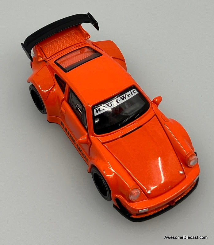 Porsche 930 RWB, Metallic Orange 1:64 Diecast Model Car by TPC