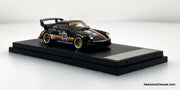 Porsche 964 RWB Wide Body, Black: Apple Livery 1:64 Diecast Model Car by Street Weapon