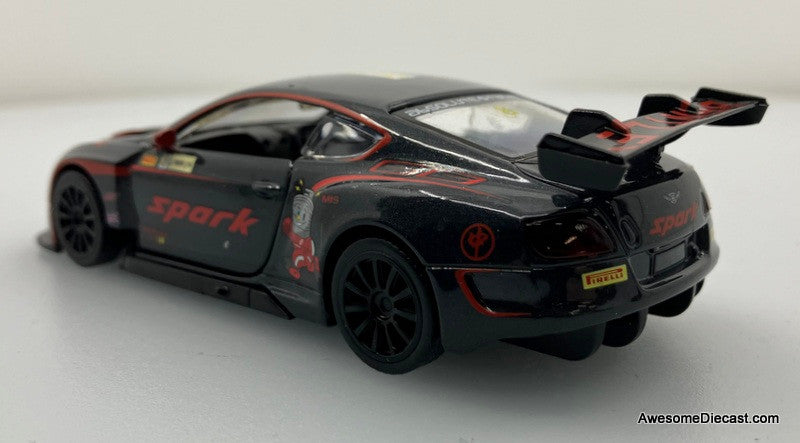 Bentley Continental GT3 #8, Metallic Gray 1:43 Diecast Model Car by CCA Models