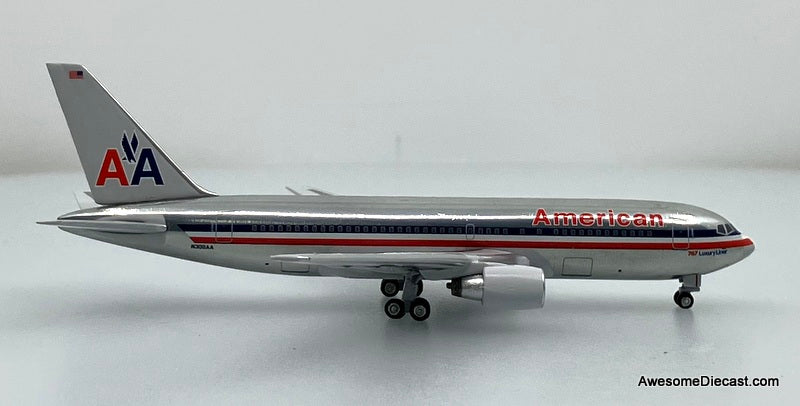 Boeing 767-200 American Airline (Reg #N308AA) 1:400 Diecast Model Plane by Aero Classics