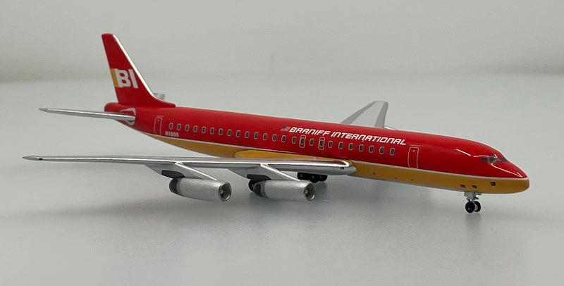 McDonnell Douglas DC-8-62 Braniff International (Reg #N1806) 1:400 Diecast Model Plane by Aero Classics
