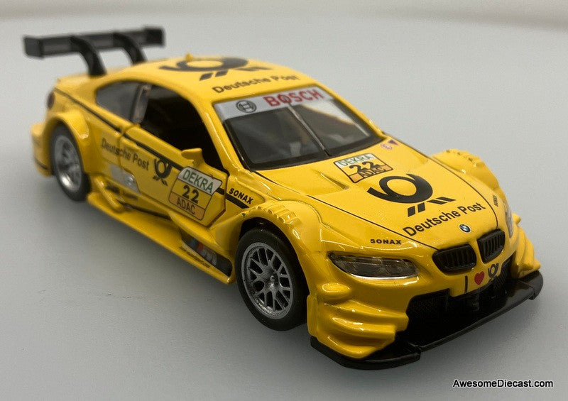 BMW M3 DTM #22, Yellow 1:43 Diecast Model Car by CCA Models