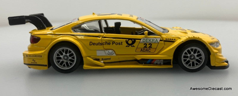 BMW M3 DTM #22, Yellow 1:43 Diecast Model Car by CCA Models