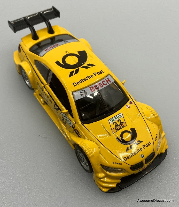 BMW M3 DTM #22, Yellow 1:43 Diecast Model Car by CCA Models