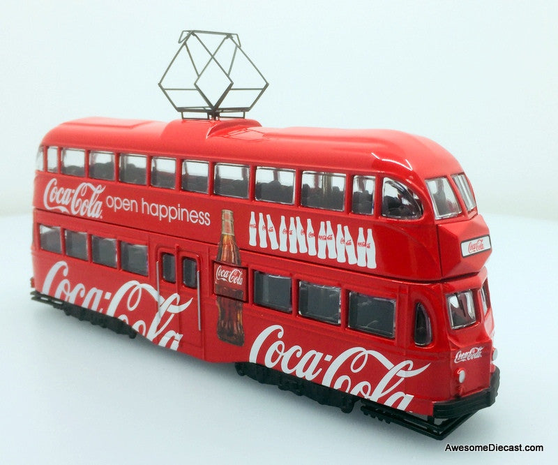 Corgi 1:76 1934 Double Decker Tram: Coca Cola Open Happiness