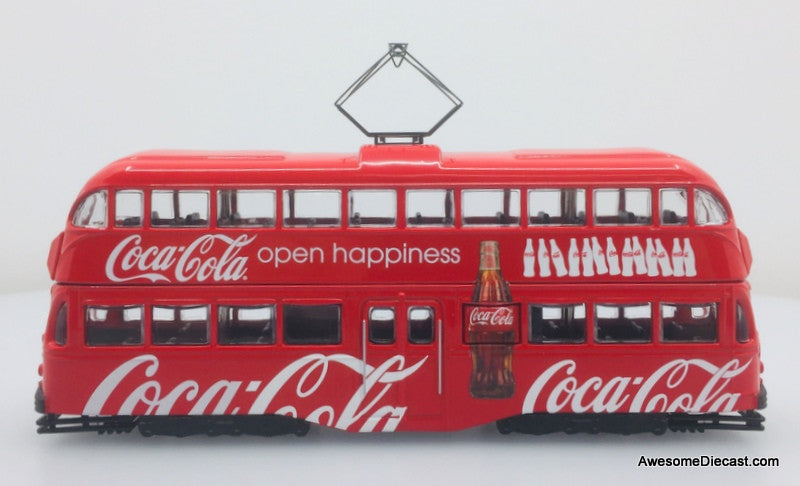 Corgi 1:76 1934 Double Decker Tram: Coca Cola Open Happiness