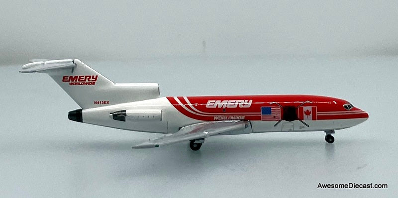 Boeing 727-100 Emery Worldwide (Reg #N413EX) 1:400 Diecast Model Plane by Aero Classics