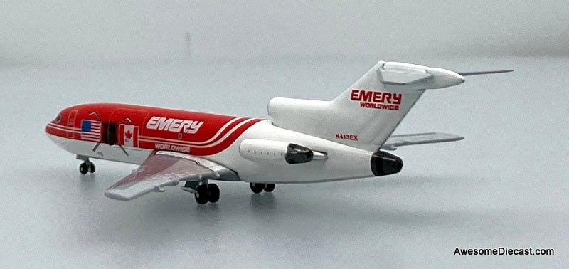 Boeing 727-100 Emery Worldwide (Reg #N413EX) 1:400 Diecast Model Plane by Aero Classics