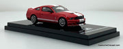 2007 Ford Mustang Shelby GT500 Super Snake, Torch Red/White Stripe 1:64 Diecast Model Car by MotorHelix/Greenlight