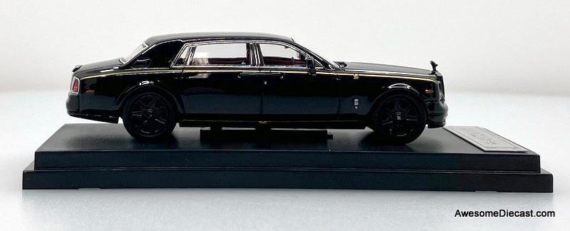 Rolls Royce Phantom V11, Black Warrior 1:64 Diecast Model Car by Street Warrior