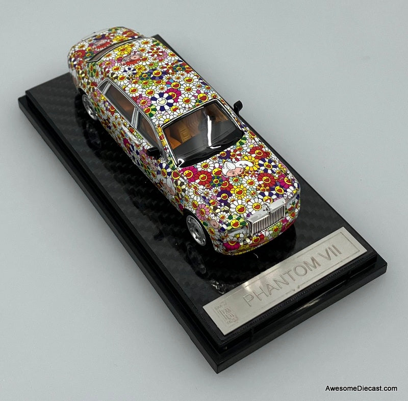 Rolls Royce Phantom V11, Sunflower 1:64 Diecast Model Car by Street Warrior