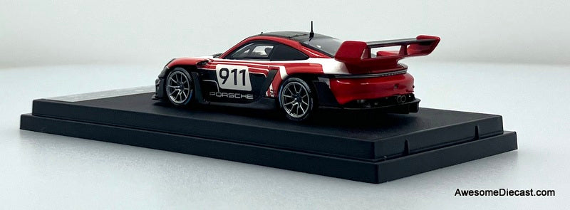 Porsche 911 (992) GT3 R Rennsport #911 Track Day Supercar 1:64 Diecast Model Car by HKM