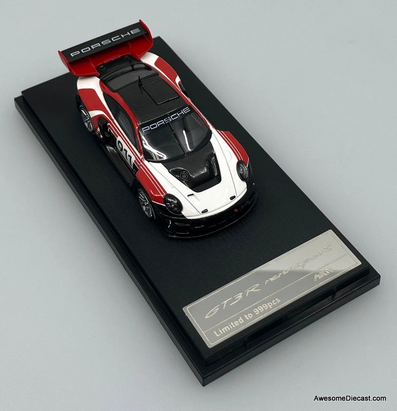 Porsche 911 (992) GT3 R Rennsport #911 Track Day Supercar 1:64 Diecast Model Car by HKM