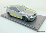 GLM 1:18 2019 Mercedes-Benz C-Class C63s AMG Darwin Pro Widebody, Mountain Gray
