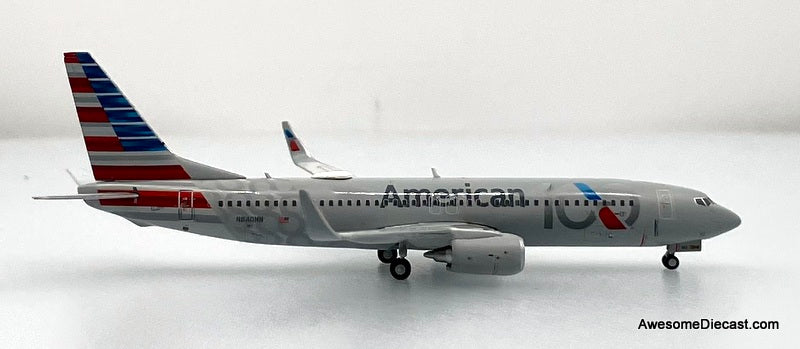 Boeing 737-800 American Airlines (Reg #N840NN) "100th Centennial" 1:400 Diecast Model Plane by Gemini Jets