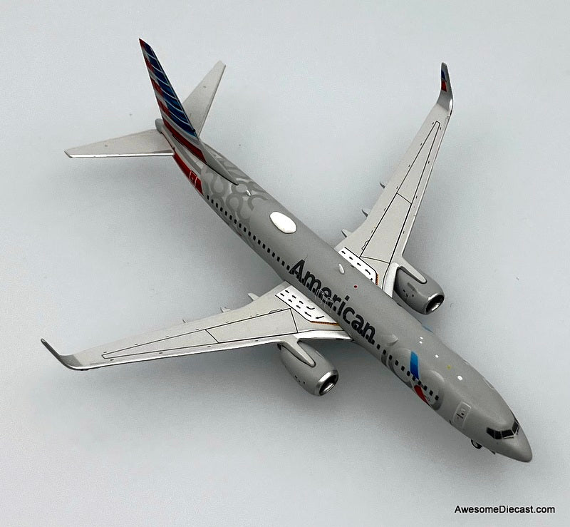 Boeing 737-800 American Airlines (Reg #N840NN) "100th Centennial" 1:400 Diecast Model Plane by Gemini Jets