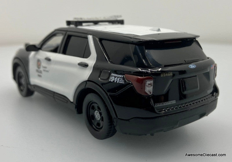 2022 Ford Police Interceptor Utility: Los Angeles Police Department 1:43 Diecast Model Car by Motor Max
