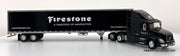 Volvo VN630 Sleeper w/53' Trailer: Bridgestone/Firestone 1:64 Diecast Model Truck by DCP