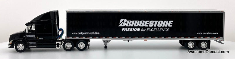 Volvo VN630 Sleeper w/53' Trailer: Bridgestone/Firestone 1:64 Diecast Model Truck by DCP