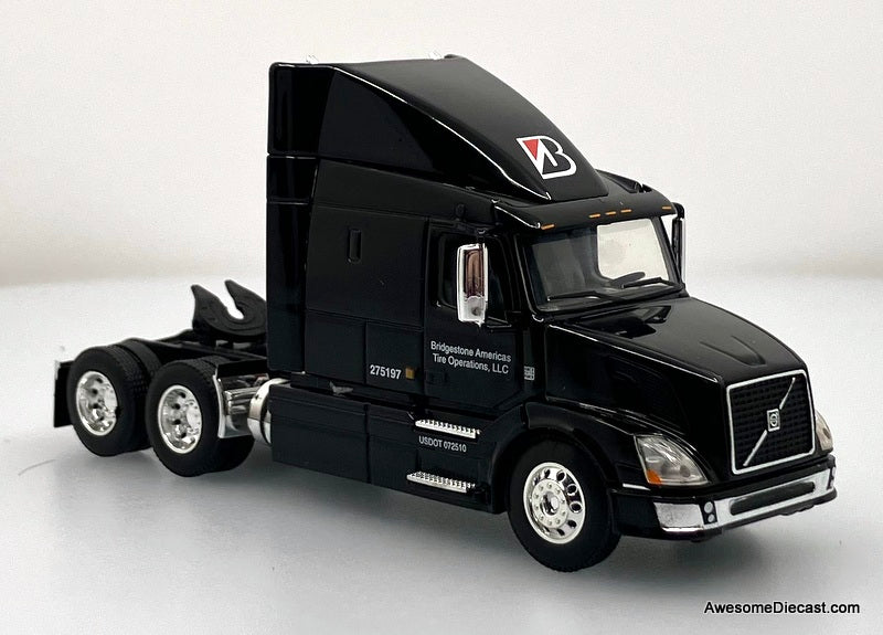 Volvo VN630 Sleeper w/53' Trailer: Bridgestone/Firestone 1:64 Diecast Model Truck by DCP