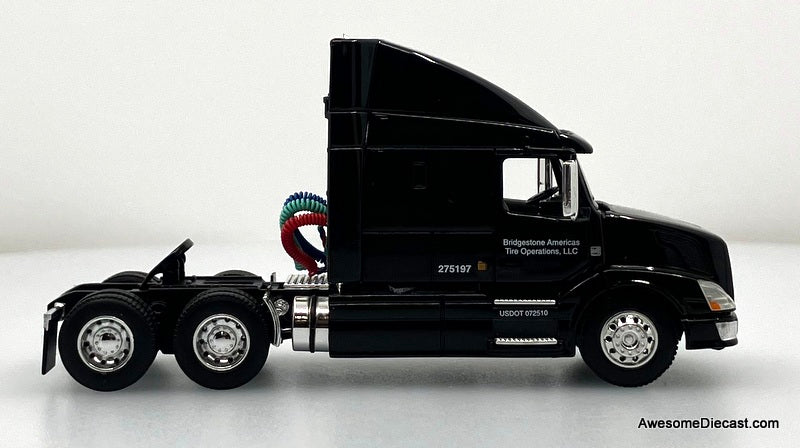 Volvo VN630 Sleeper w/53' Trailer: Bridgestone/Firestone 1:64 Diecast Model Truck by DCP