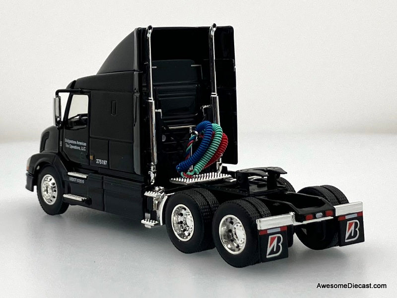 Volvo VN630 Sleeper w/53' Trailer: Bridgestone/Firestone 1:64 Diecast Model Truck by DCP