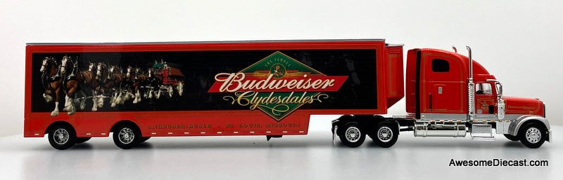 Freightliner Sleeper Tractor w/53' Refrigerated Trailer Budweiser Clydesdales 1:64 Diecast Model Truck by SpecCast