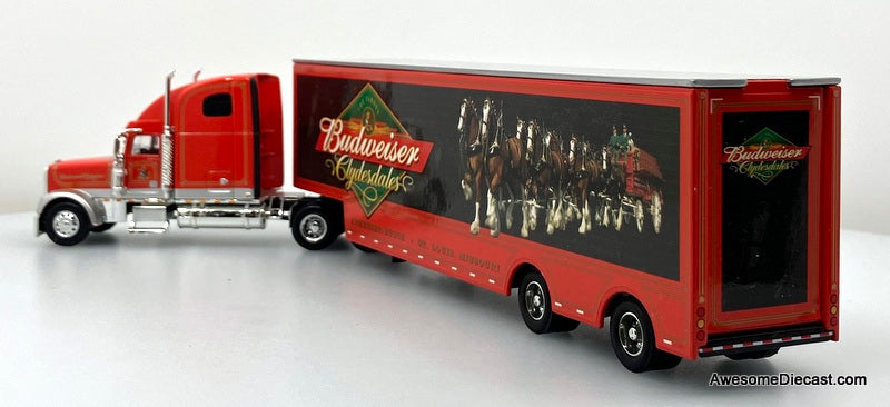 Freightliner Sleeper Tractor w/53' Refrigerated Trailer Budweiser Clydesdales 1:64 Diecast Model Truck by SpecCast