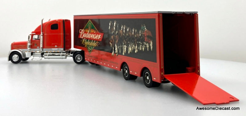Freightliner Sleeper Tractor w/53' Refrigerated Trailer Budweiser Clydesdales 1:64 Diecast Model Truck by SpecCast