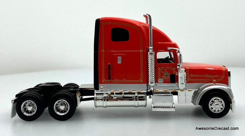 Freightliner Sleeper Tractor w/53' Refrigerated Trailer Budweiser Clydesdales 1:64 Diecast Model Truck by SpecCast