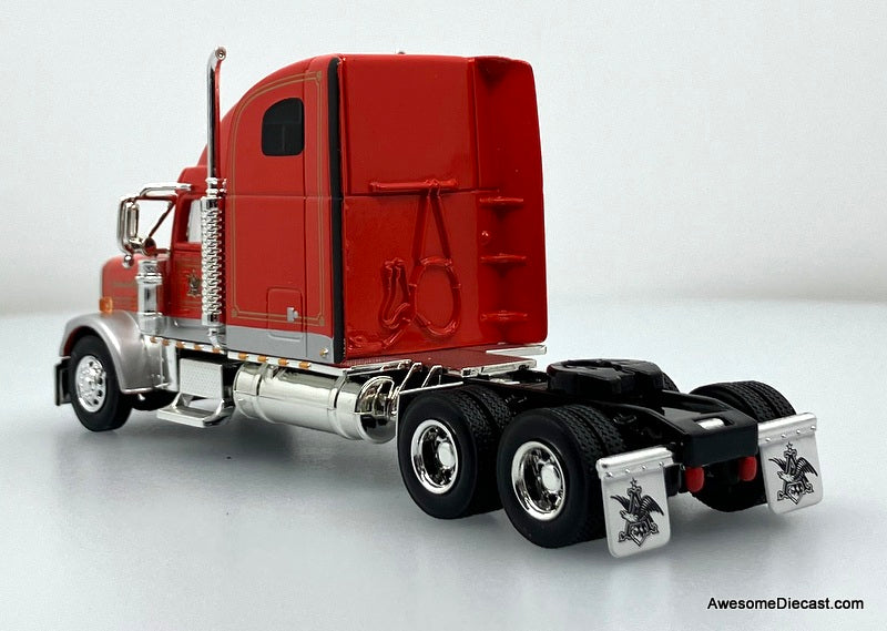 Freightliner Sleeper Tractor w/53' Refrigerated Trailer Budweiser Clydesdales 1:64 Diecast Model Truck by SpecCast