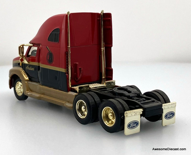 Ford AeroMax Sleeper Tractor w/Trailer (Coin Bank): Indian Motor Cycle 1:64 Diecast Model Truck by Liberty Classics
