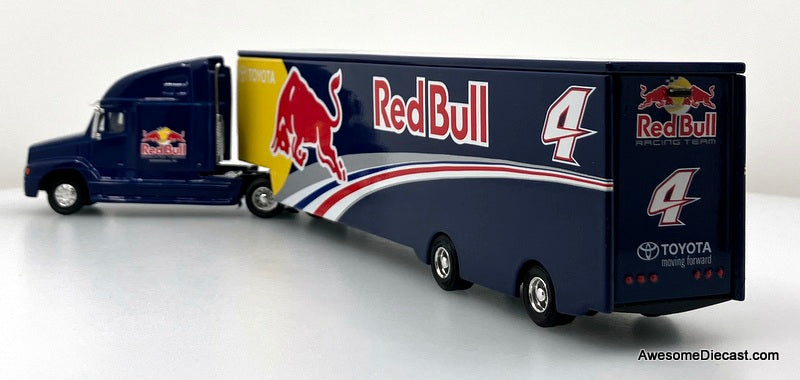 2011 Freightliner Sleeper Tractor w/Car Transporter: Kasey Kahne #4 Red Bull 1:64 Diecast Model Truck by Lionel