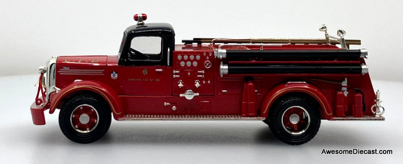 RARE!! Mack L Closed Cab Pumper Engine Chicago Fire Department 1:50 Diecast Model Fire truck by Corgi