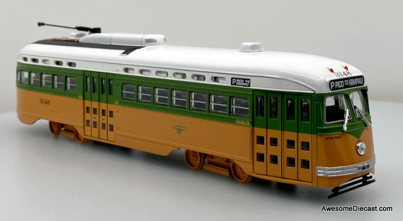 PCC Street Car Los Angeles  CA "Fruit Salad" 1:50 Diecast Model Bus by Corgi