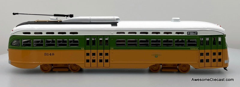 PCC Street Car Los Angeles  CA "Fruit Salad" 1:50 Diecast Model Bus by Corgi